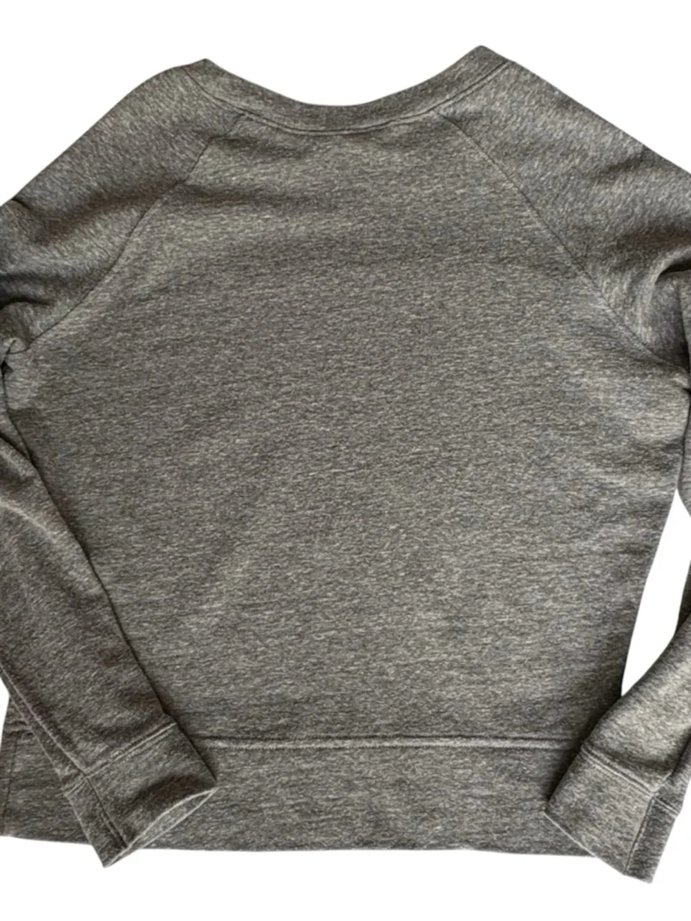 SM Women Cropped Gray Carolina Hurricanes Sweatshirt NHL Hockey Graphic Crewneck - Picture 2 of 7